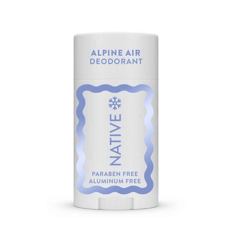 slide 2 of 9, Native Holiday Limited Edition Aluminum-Free Deodorant - Alpine Air - 2.65oz, 2.65 oz