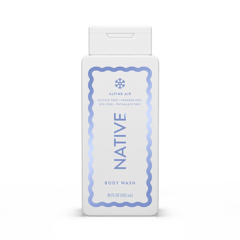 slide 8 of 9, Native Holiday Limited Edition Sulfate-Free Body Wash - Alpine Air - 18 fl oz, 18 fl oz