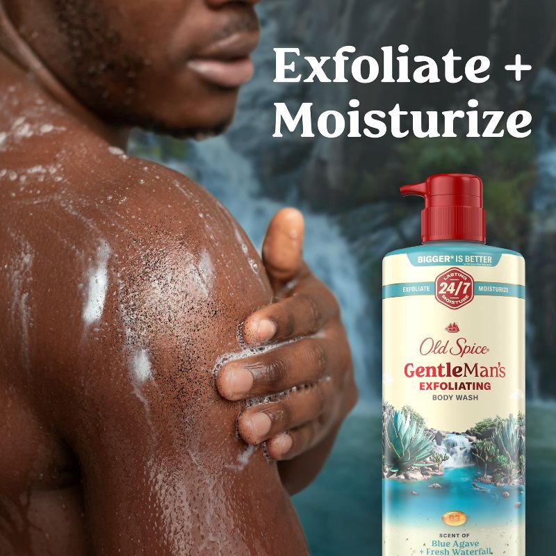 slide 4 of 12, Old Spice GentleMan's Blend Body Wash - Blue Agave - 26oz, 26 oz