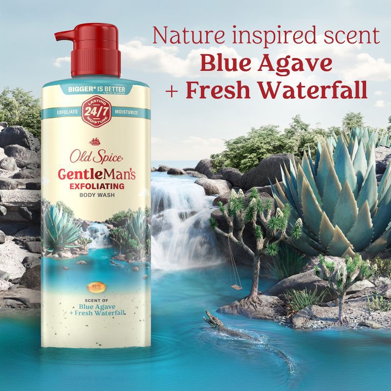 slide 7 of 12, Old Spice GentleMan's Blend Body Wash - Blue Agave - 26oz, 26 oz