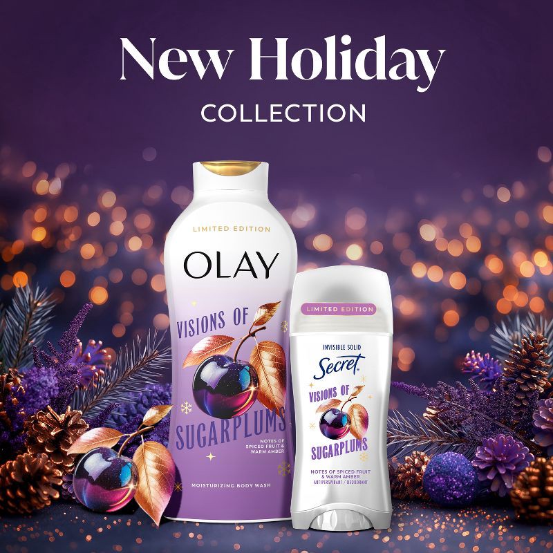 slide 12 of 16, Olay Limited Edition Holiday Body Wash - Sugarplum - 22 fl oz, 22 fl oz
