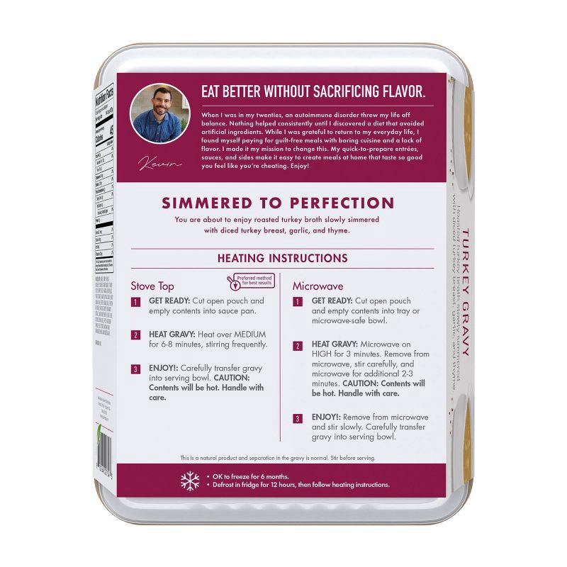 slide 2 of 4, Kevin's Natural Foods Gluten Free Turkey Gravy - 16oz, 16 oz