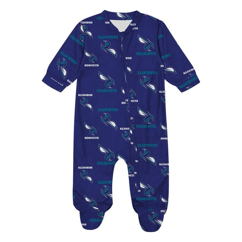 slide 2 of 3, NBA Charlotte Hornets Newborn Bodysuit - 6-9 Months, 1 ct