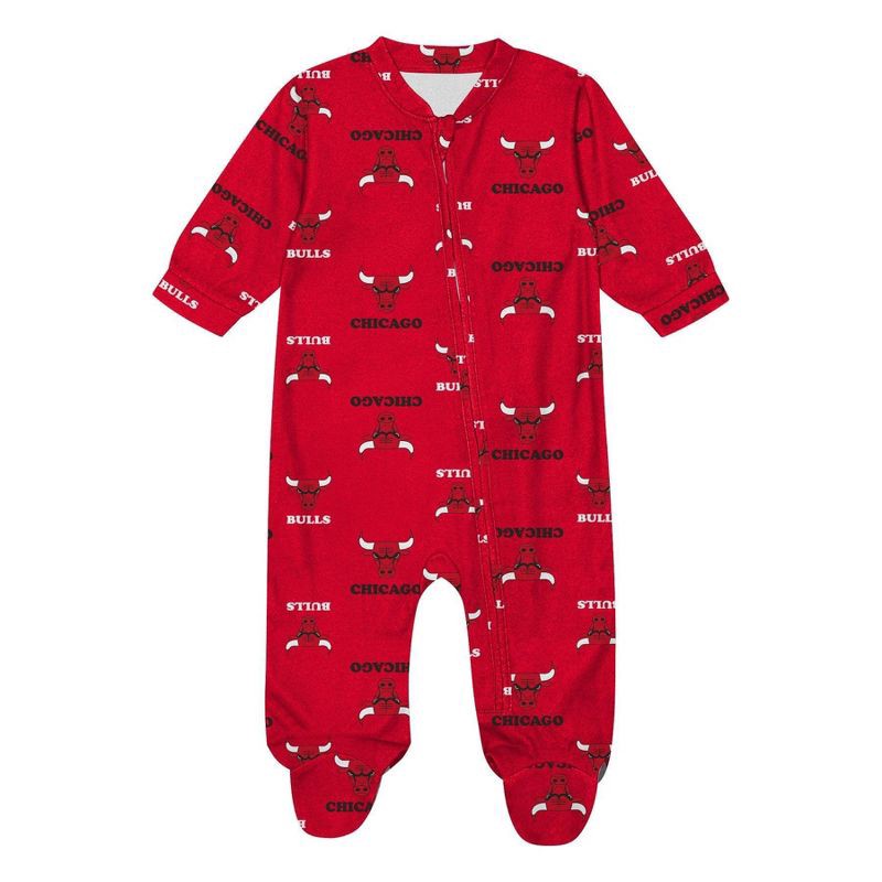 slide 2 of 3, NBA Chicago Bulls Newborn Bodysuit - 6-9 Months, 1 ct