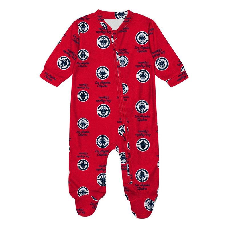 slide 2 of 3, NBA Los Angeles Clippers Newborn Bodysuit - 6-9 Months, 1 ct