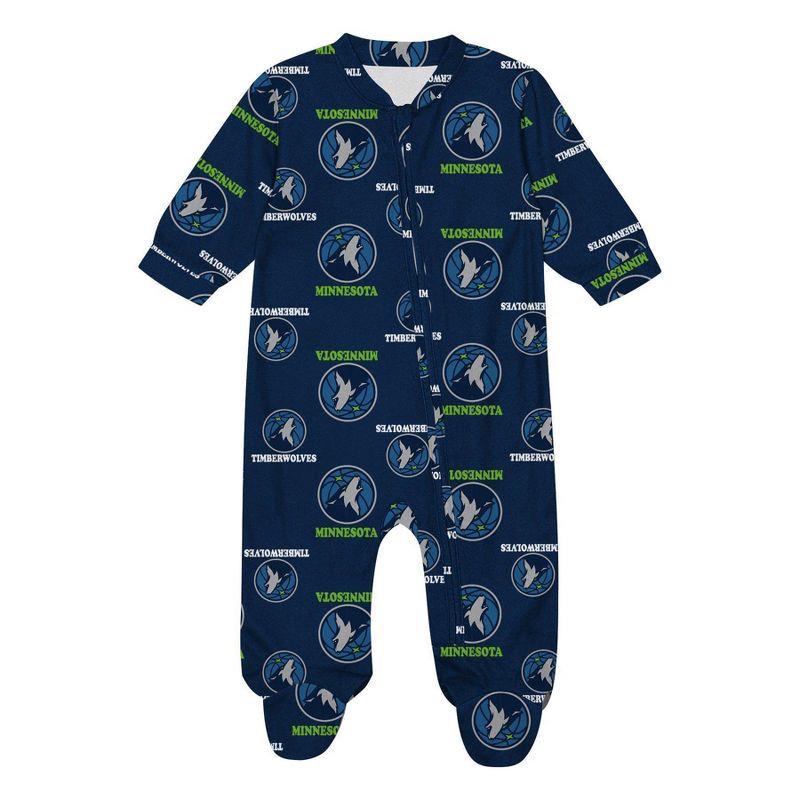 slide 2 of 3, NBA Minnesota Timberwolves Newborn Bodysuit - 6-9 Months, 1 ct