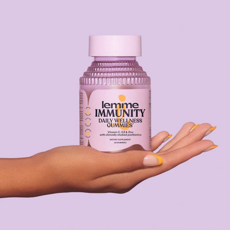 slide 2 of 7, Lemme Immunity Daily Wellness Gummies - 60ct, 60 ct