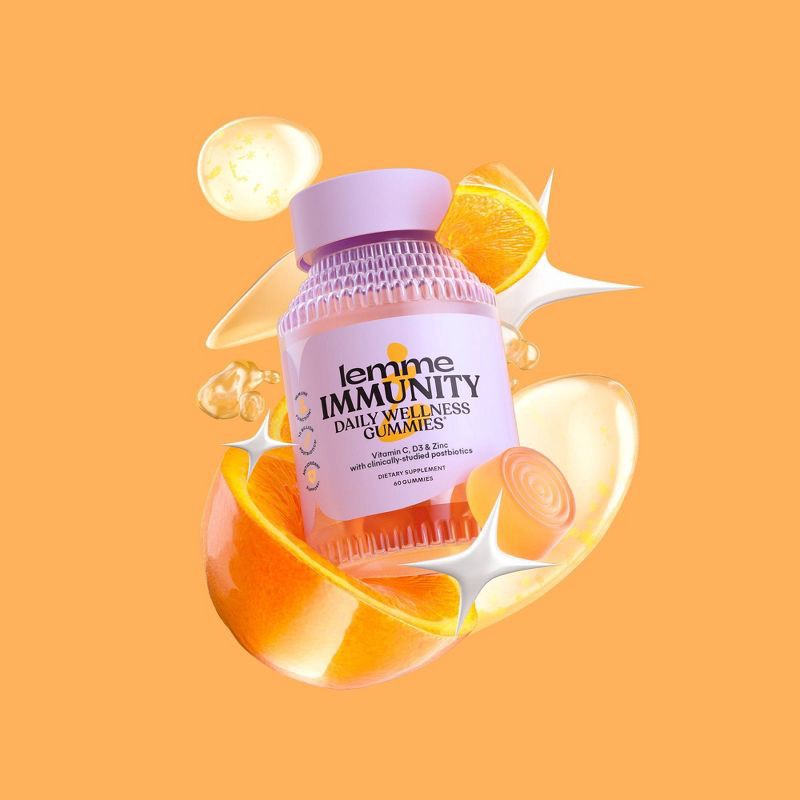 slide 7 of 7, Lemme Immunity Daily Wellness Gummies - 60ct, 60 ct