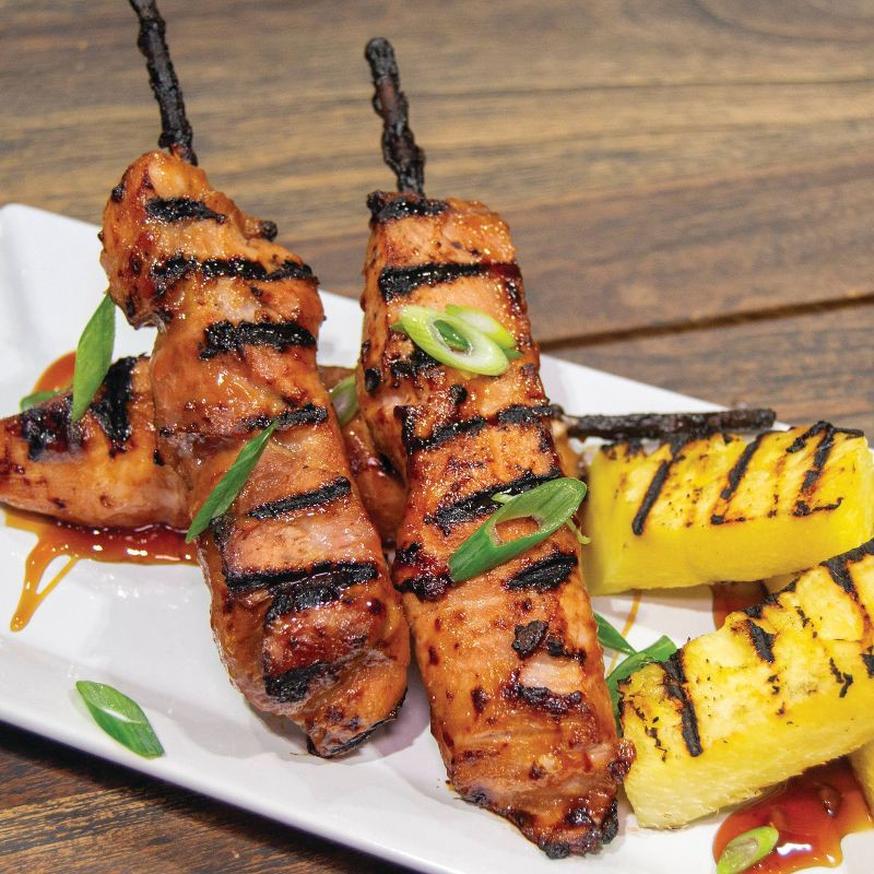 slide 2 of 2, Gourmet Specialty Foods Pineapple Teriyaki Loin Pork Skewers Boneless - 1lb, 1 lb