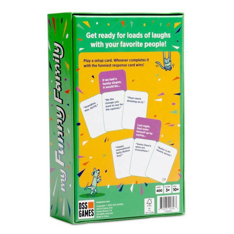 slide 2 of 12, DSS Games My Funny Family Card Game, 1 ct