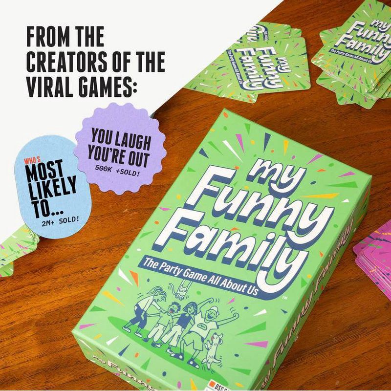 slide 8 of 12, DSS Games My Funny Family Card Game, 1 ct