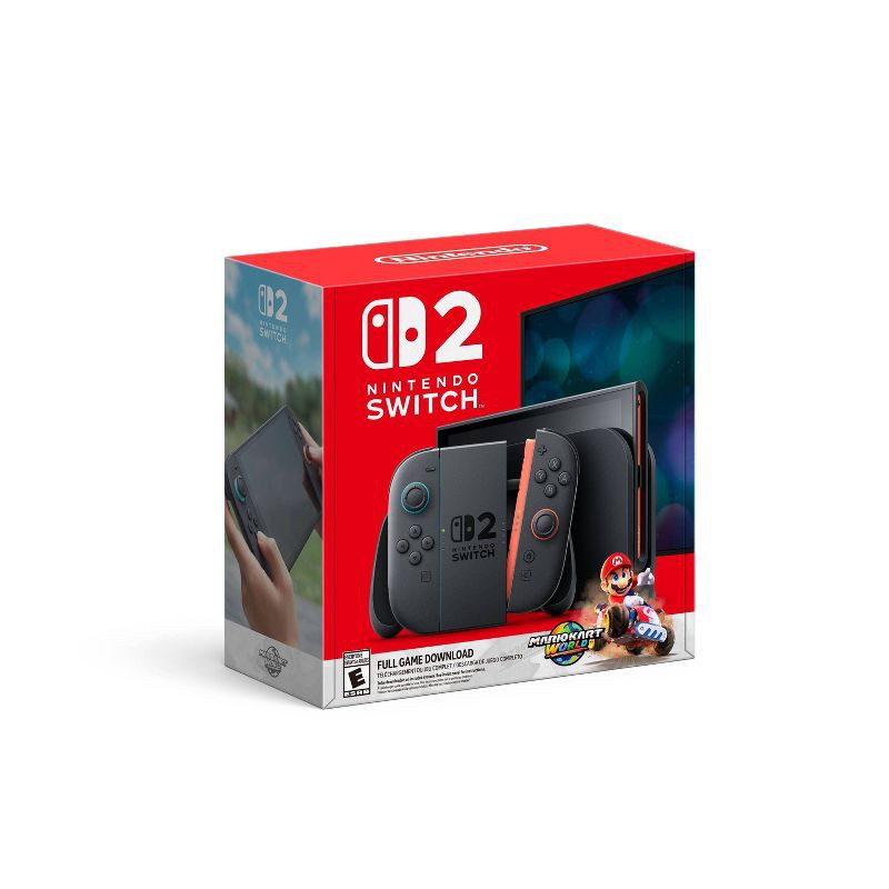 slide 1 of 16, Nintendo Switch 2 Console + Mario Kart World Bundle (Digital Download in Console), 1 ct