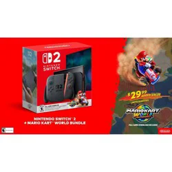 Nintendo Switch 2 Console + Mario Kart World Bundle (Digital Download in Console)