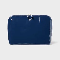Sonia Kashuk™ Fold-Open Dome Makeup Bag - Navy Patent