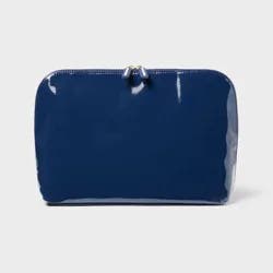 Sonia Kashuk™ Fold-Open Dome Makeup Bag - Navy Patent