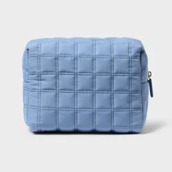 Sonia Kashuk™ Medium Loaf Makeup Bag - Blue Quilted