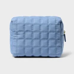 Sonia Kashuk™ Medium Loaf Makeup Bag - Blue Quilted