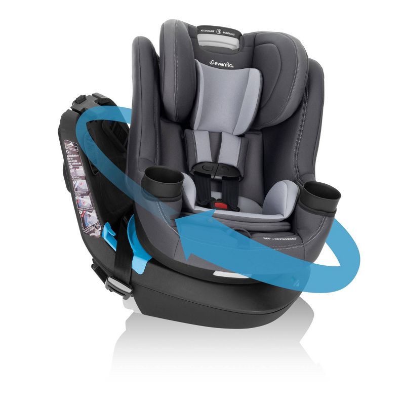 slide 1 of 18, Evenflo REO by Revolve360 Rotating Convertible Car Seat with Quick Clean Cover - Danvers, 1 ct