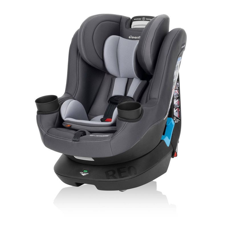 slide 3 of 18, Evenflo REO by Revolve360 Rotating Convertible Car Seat with Quick Clean Cover - Danvers, 1 ct
