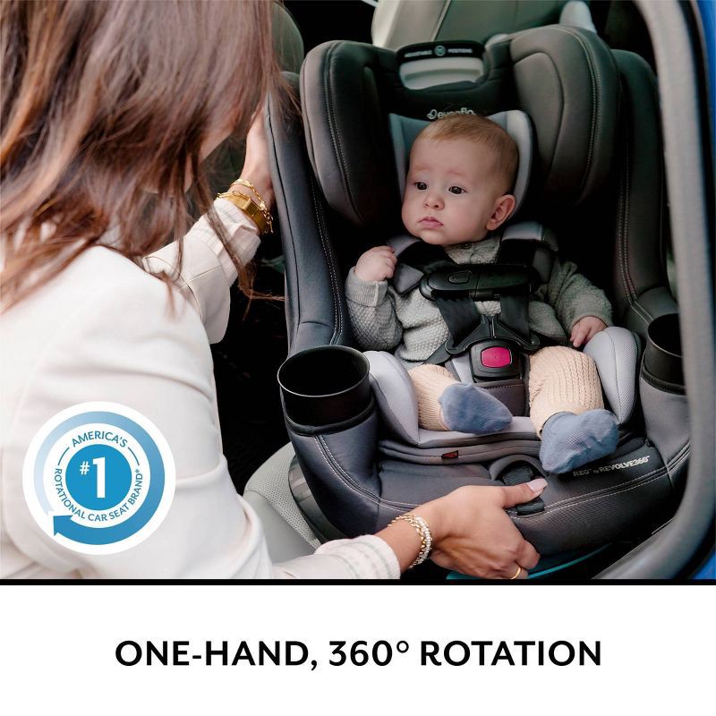 slide 4 of 18, Evenflo REO by Revolve360 Rotating Convertible Car Seat with Quick Clean Cover - Danvers, 1 ct