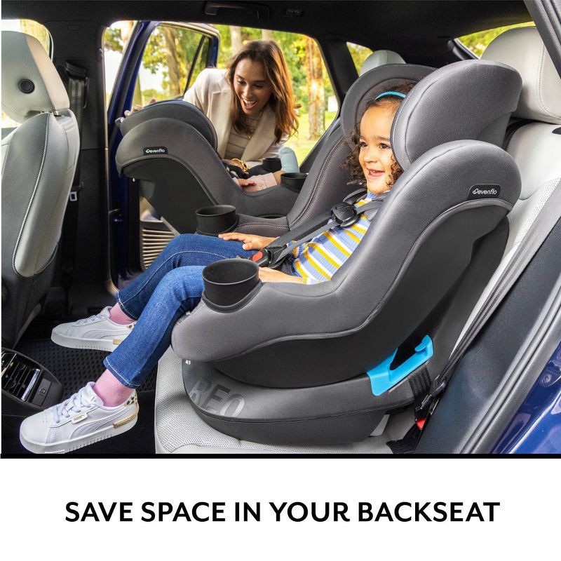 slide 7 of 18, Evenflo REO by Revolve360 Rotating Convertible Car Seat with Quick Clean Cover - Danvers, 1 ct