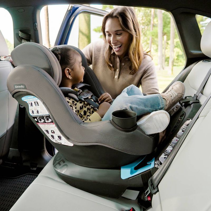 slide 10 of 18, Evenflo REO by Revolve360 Rotating Convertible Car Seat with Quick Clean Cover - Danvers, 1 ct
