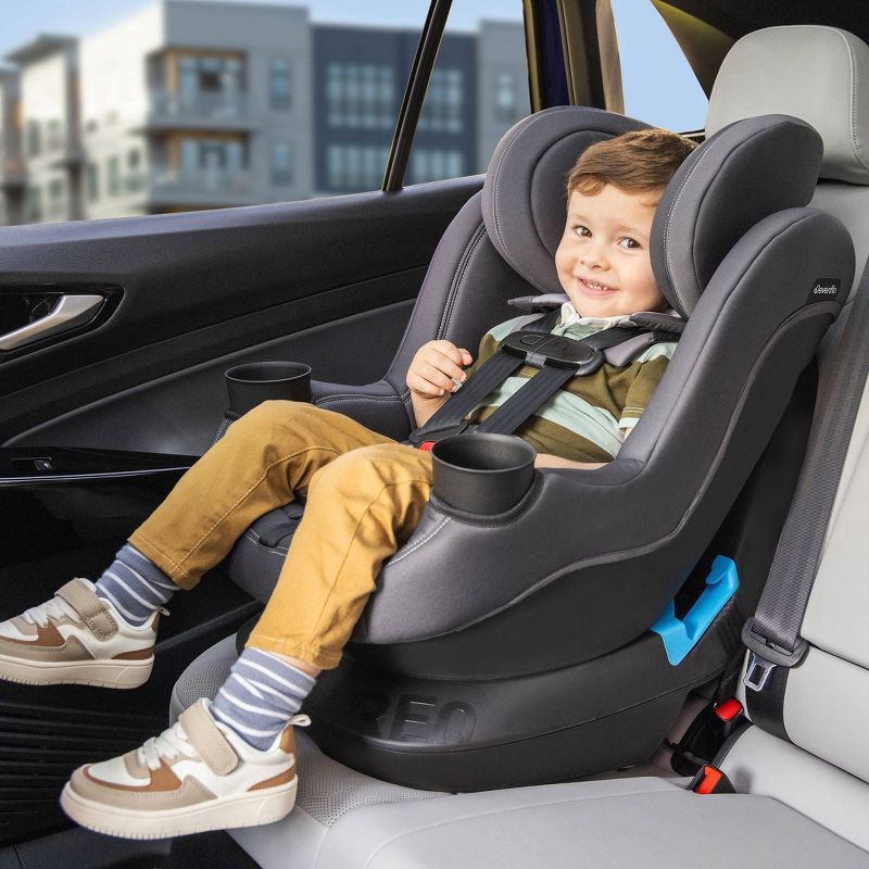 slide 11 of 18, Evenflo REO by Revolve360 Rotating Convertible Car Seat with Quick Clean Cover - Danvers, 1 ct