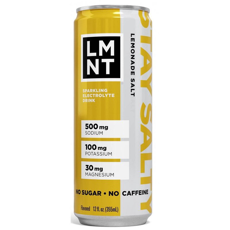 slide 1 of 5, LMNT Zero-Sugar Lemonade Sparkling Electrolyte Drink - 12 fl oz, 12 fl oz