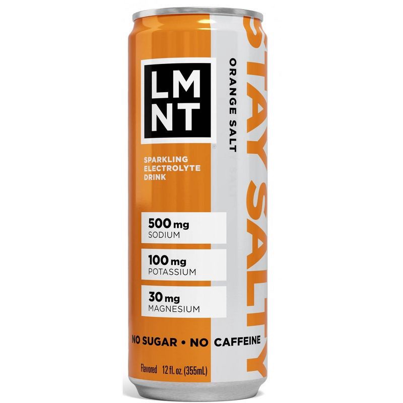 slide 1 of 5, LMNT Zero-Sugar Electrolytes Sparkling Orange Single - 12 oz, 12 oz