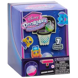 Disney Doorables Arcade Hoopz Mini Basketball Arcade Game Toy with Surprise Collectible Squishy Figures For Collectors Fans Kids 5+