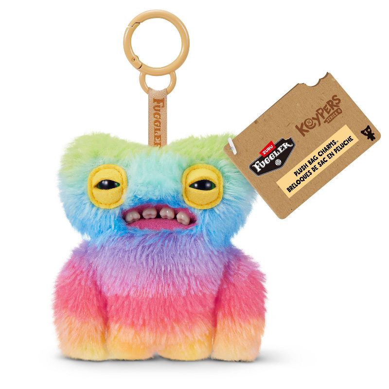 slide 1 of 6, Fuggler Keyring Charms - Wide Eyed Weirdo, 1 ct