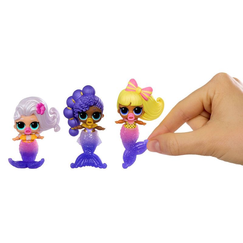 slide 6 of 7, L.O.L. Surprise! Mermaids Makeover Magic Baby Sisters with Color-Change Mermaid Tails, 1 ct