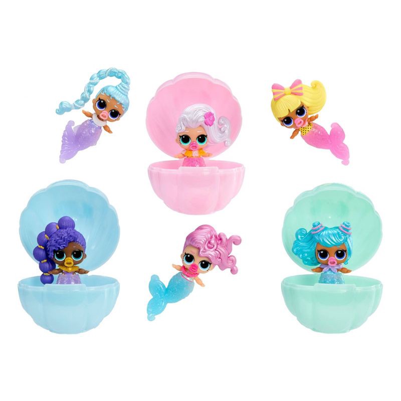 slide 7 of 7, L.O.L. Surprise! Mermaids Makeover Magic Baby Sisters with Color-Change Mermaid Tails, 1 ct