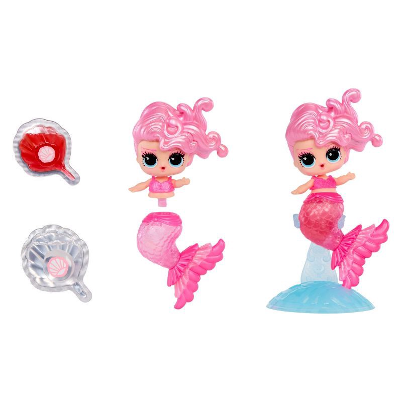 slide 2 of 9, L.O.L. Surprise! Mermaids Makeover Magic Tots with DIY Wearable Lip Gloss, 1 ct