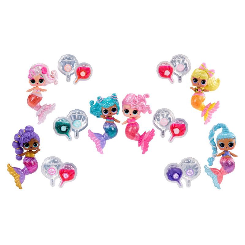 slide 9 of 9, L.O.L. Surprise! Mermaids Makeover Magic Tots with DIY Wearable Lip Gloss, 1 ct