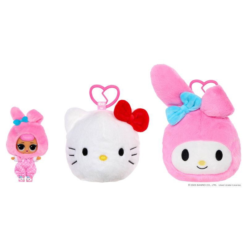 slide 2 of 9, L.O.L. Surprise! Loves Hello Kitty and Friends Reversible Plush Surprise - Blind Plush with Matching Tot and Keychain, 1 ct