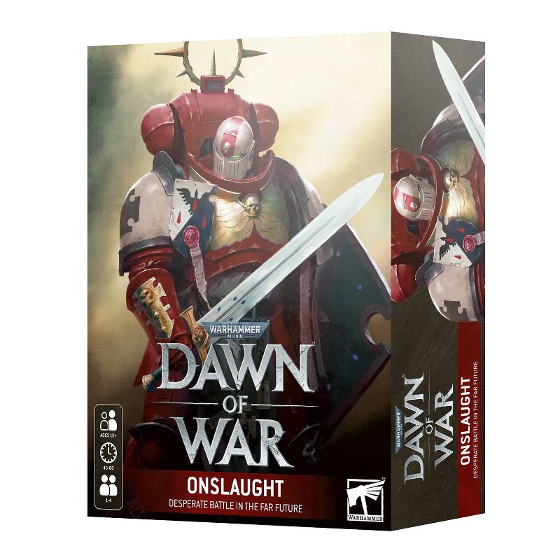 slide 4 of 4, Games Workshop Dawn of War: Onslaught Board Game: Strategy for 1-4 Players, Social Skills, Includes Cards & Figures, 1 ct