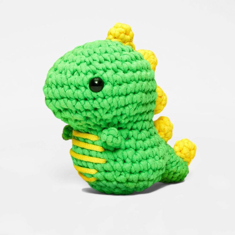 slide 2 of 9, The Woobles Fred the Dino Crochet Kit, 1 ct