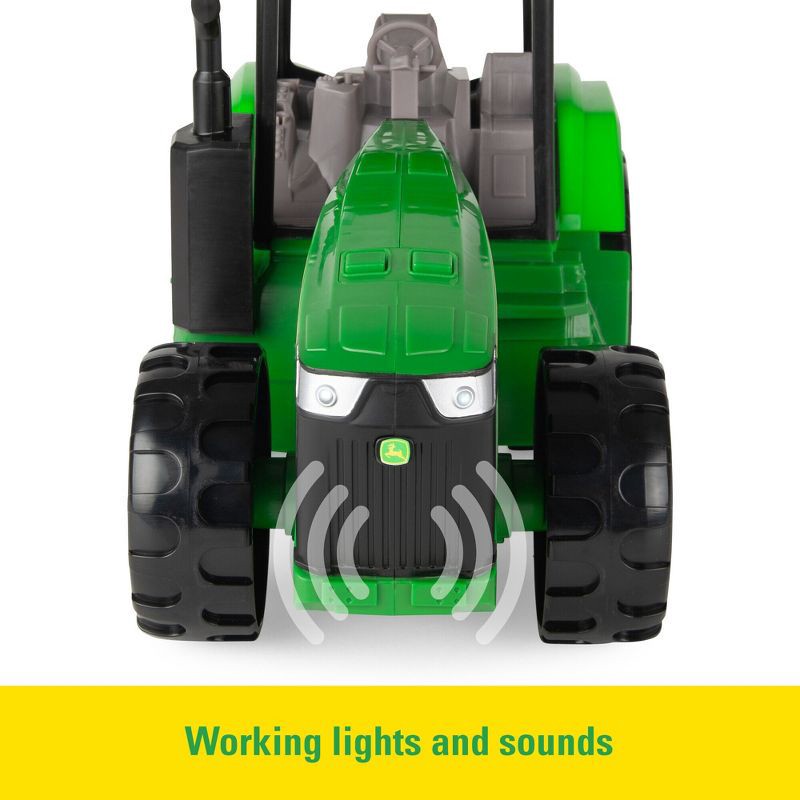 slide 5 of 6, John Deere Lights and Sounds Tractor Toy Vehicle, 1 ct