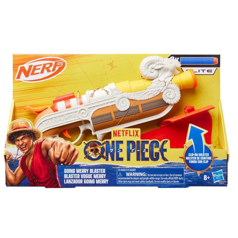 slide 3 of 8, NERF One Piece Toy Blaster, 1 ct