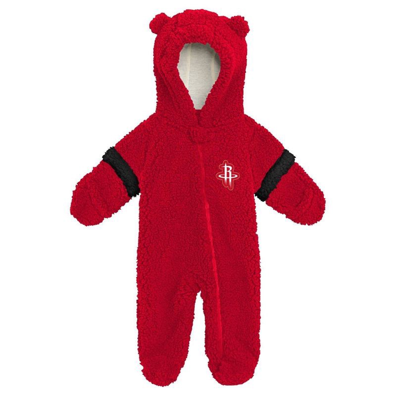 slide 1 of 1, NBA Houston Rockets Newborn Faux Fur Bodysuit - 0-3 Months, 1 ct