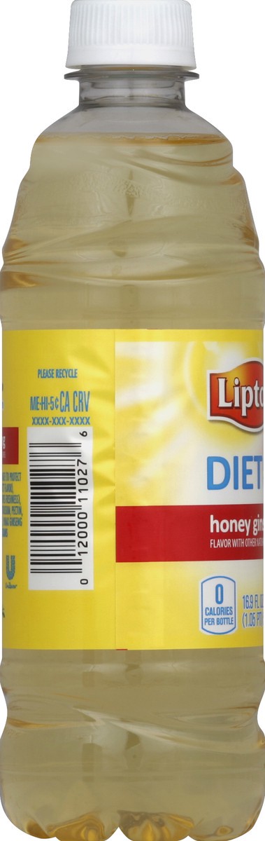 slide 3 of 4, Lipton Diet Honey Ginseng Iced Green Tea - 12 ct; 16.9 fl oz, 12 ct; 16.9 fl oz