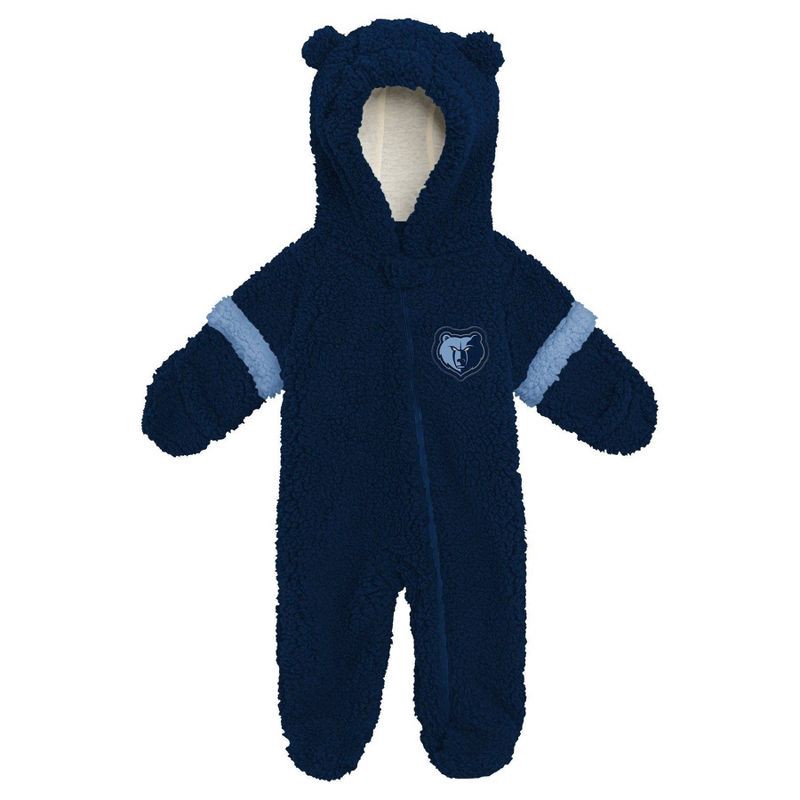 slide 1 of 1, NBA Memphis Grizzlies Newborn Faux Fur Bodysuit - 0-3 Months, 1 ct