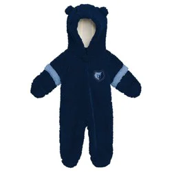 NBA Memphis Grizzlies Newborn Faux Fur Bodysuit - 0-3 Months