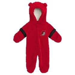 NBA Portland Trail Blazers Newborn Faux Fur Bodysuit - 3-6 Months