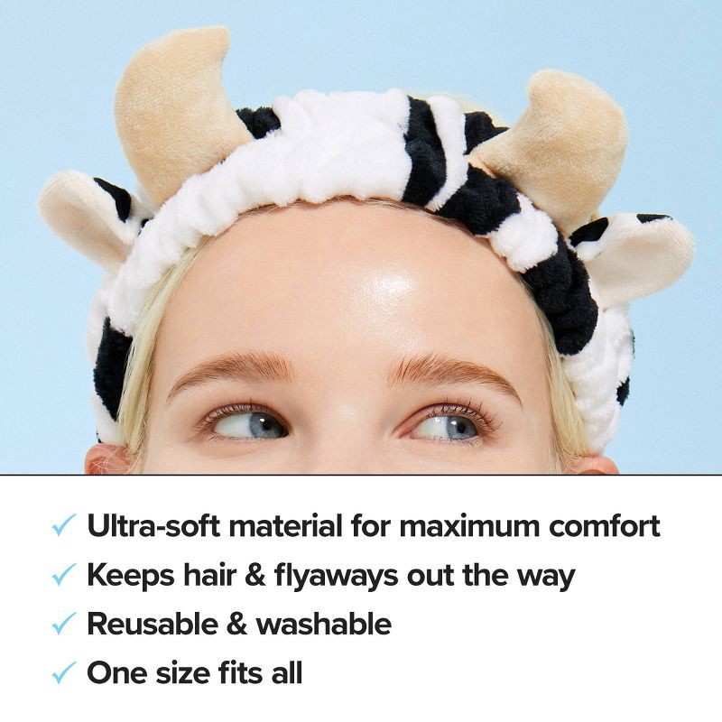 slide 4 of 4, I DEW CARE Spa Headband - Cow, 1 ct