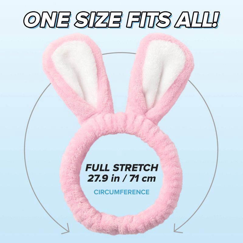 slide 2 of 4, I DEW CARE Spa Headband - Bunny, 1 ct