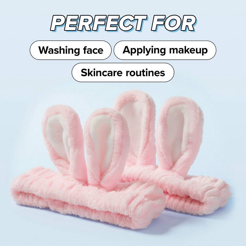 slide 3 of 4, I DEW CARE Spa Headband - Bunny, 1 ct