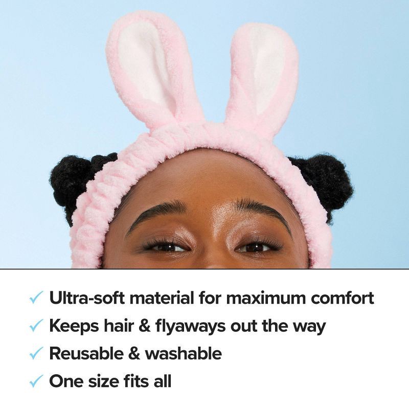 slide 4 of 4, I DEW CARE Spa Headband - Bunny, 1 ct