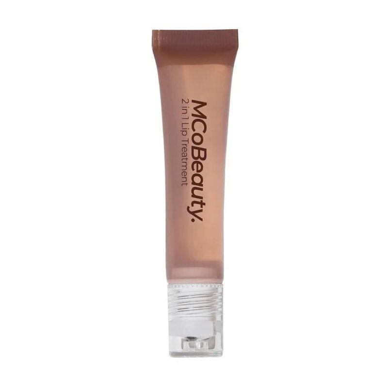 slide 1 of 4, MCoBeauty 2-in-1 Glow & Treat Lip Oil - Chocolate - 0.51 fl oz, 0.51 fl oz